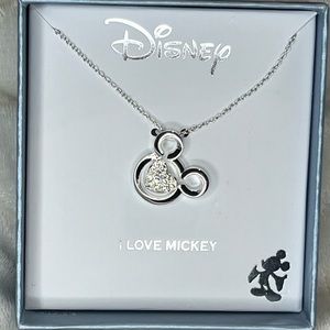 New In Box Disney I Love Mickey Necklace